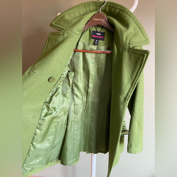 Miss Sixty Green Wool Peacoat size S - Picture 2 of 12